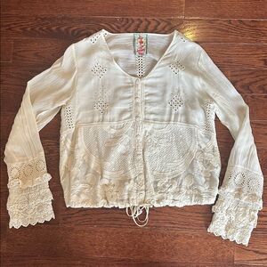 Johnny Was beautiful Cupra Rayon blouse size small like new! Not sold anymore!